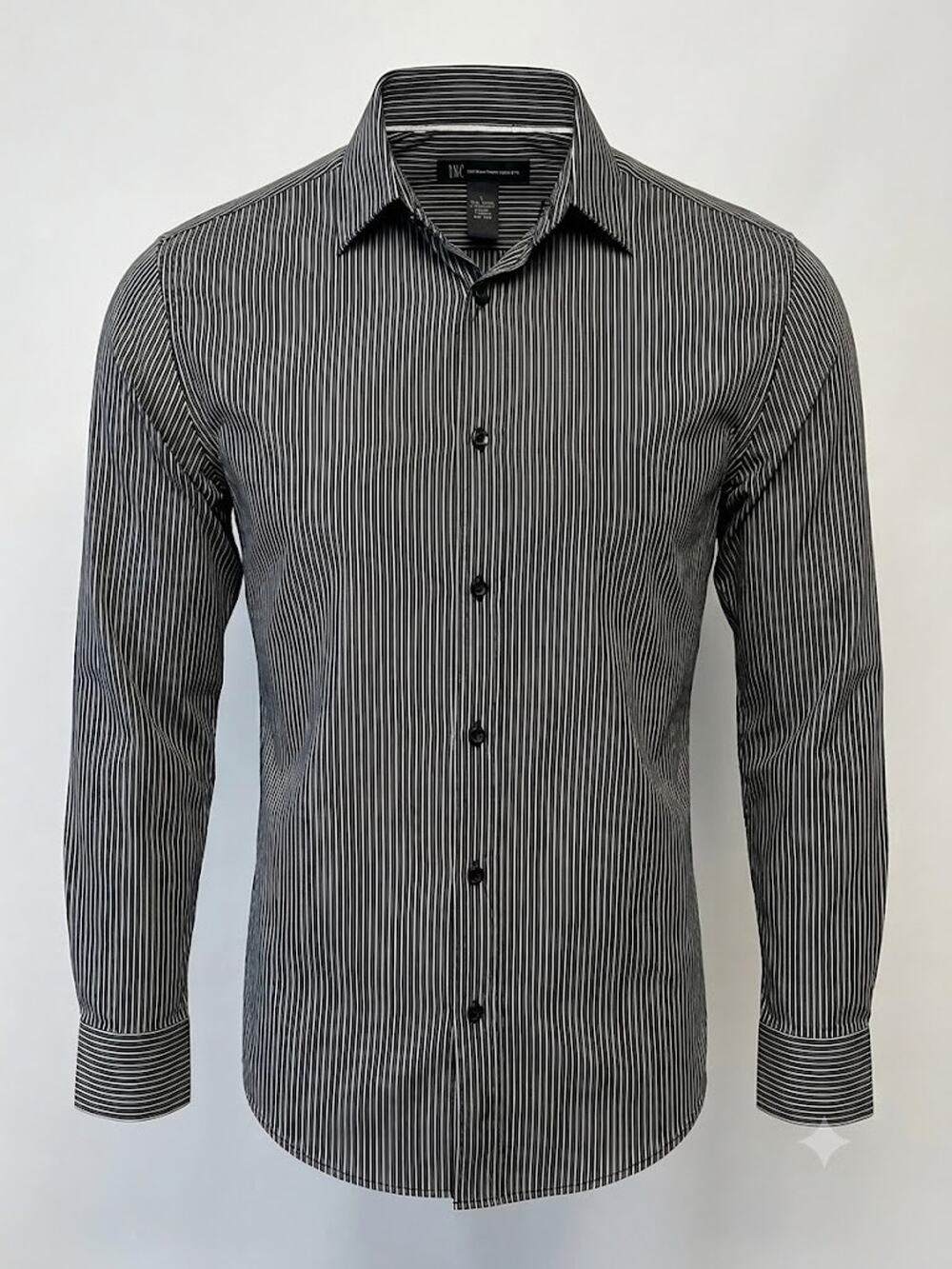 Men’s INC International Concepts Striped Button-Down Shirt - Size Large